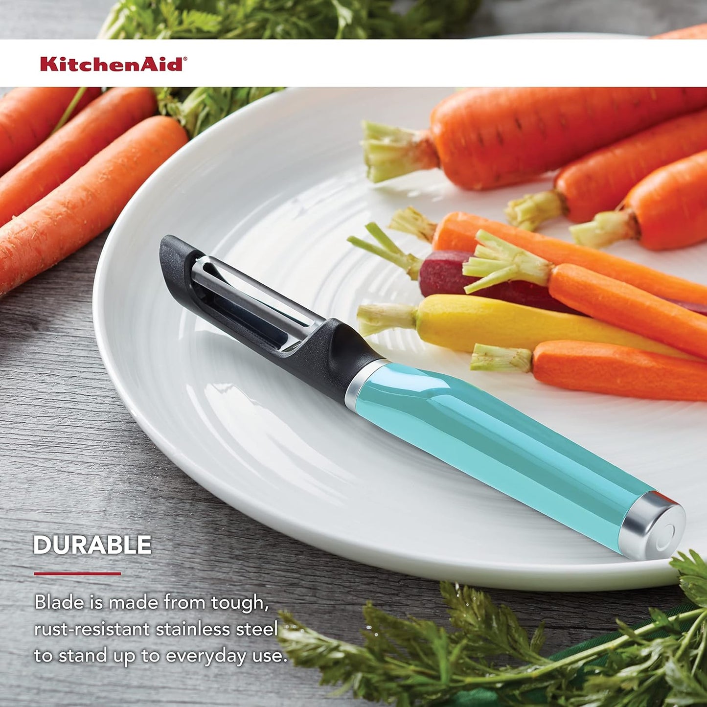 KitchenAid Classic Euro Peeler, 8.6 inches, Black
