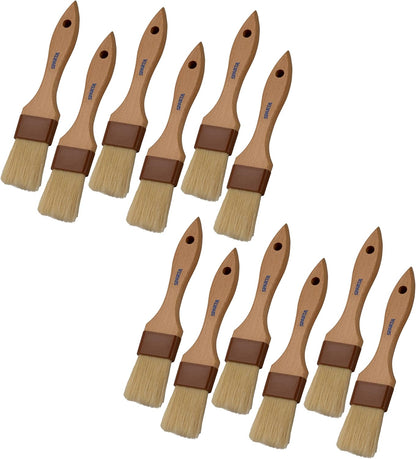 SPARTA Kitchen Basting Brush – 4037300 Basting Brush for Cooking Flat Boar Bristle Brush, Hardwood Handle for Kitchens, Restaurants, Catering, High Heat Food Prep, 1.5in