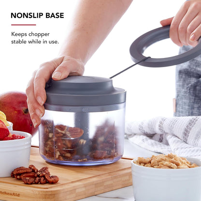 KitchenAid Manual Food Chopper, 3.8 Cup, Black