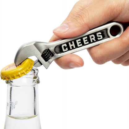 Shark Bottle Opener for Men – Funny Great White Shark Metal Beer Cap Tool – Novelty Coastal Beach Ocean Gift for Father's Day, Christmas Stocking Stuffer, Birthday, Groomsmen – 3.65" x 1.93"