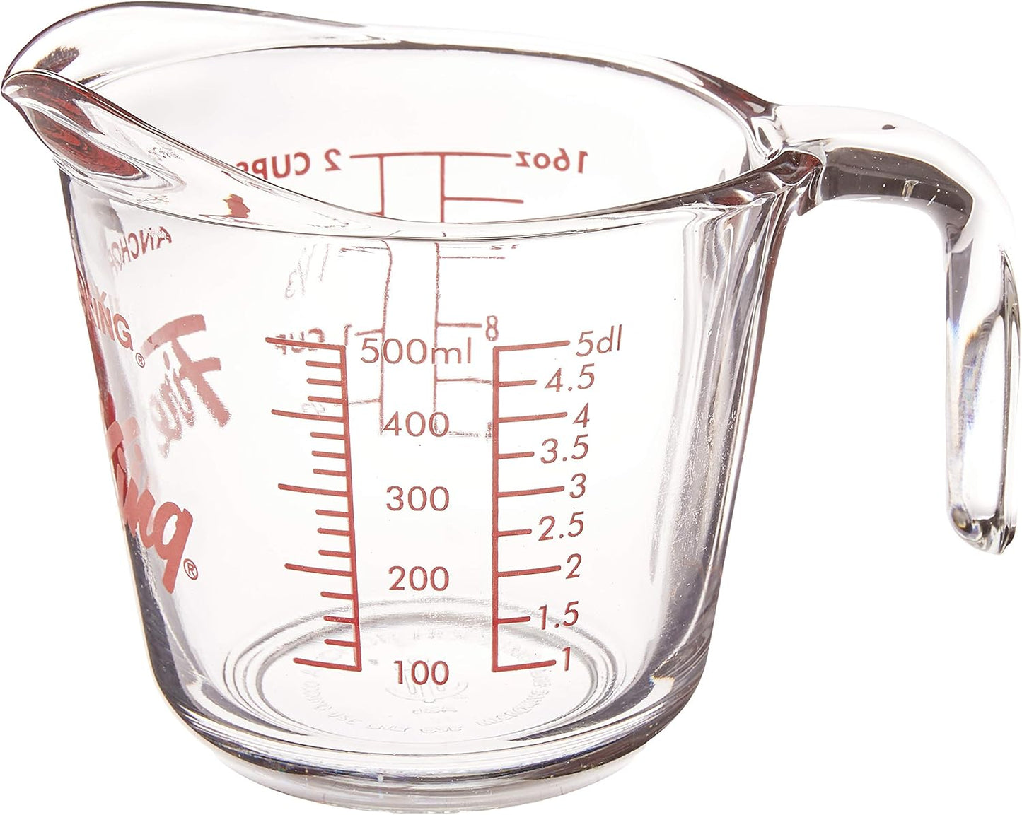 Anchor Hocking 2 Piece Glass Measuring Cup Set