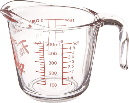 Anchor Hocking 2 Piece Glass Measuring Cup Set