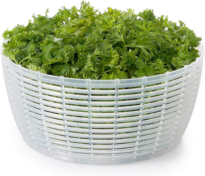 OXO Good Grips Salad Spinner - Large, Green Lettuce & Fruit Washer, BPA-Free, Easy One-Hand Pump