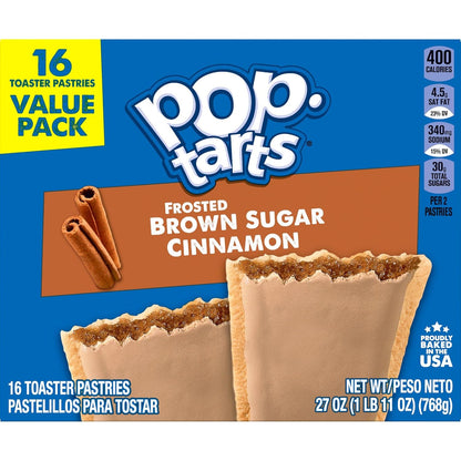 Pop-Tarts Toaster Pastries, Breakfast Foods, Kids Snacks, Value Pack, Frosted S'mores (64 Pop-Tarts)