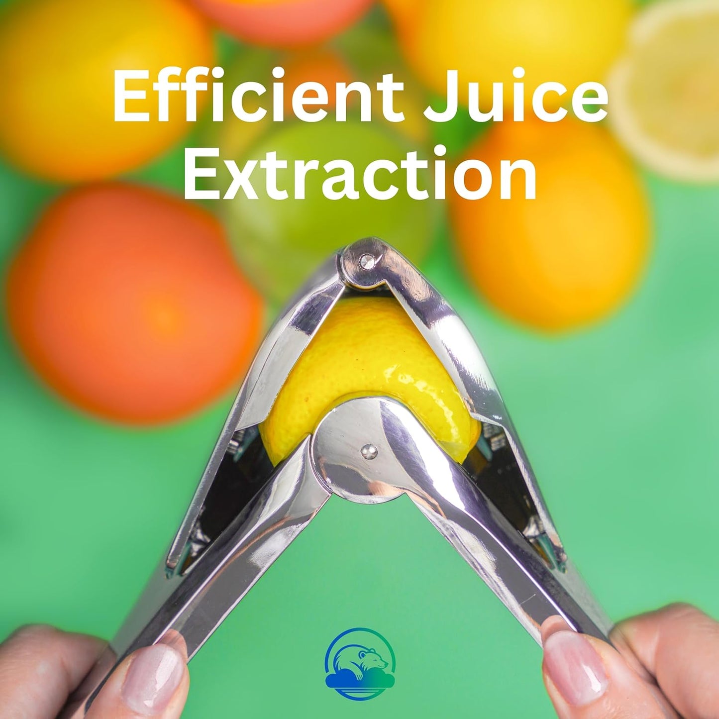 Heavy‑Duty Stainless Steel Lemon Squeezer | Hand Press Citrus Juicer for Lemons, Limes & Oranges – Ergonomic, Rust‑Proof, Dishwasher Safe