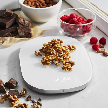 ZWILLING Enfinigy Digital Kitchen Food Scale, Max Weight 22lbs, Grams & Ounces, .1-gram Accuracy, Black