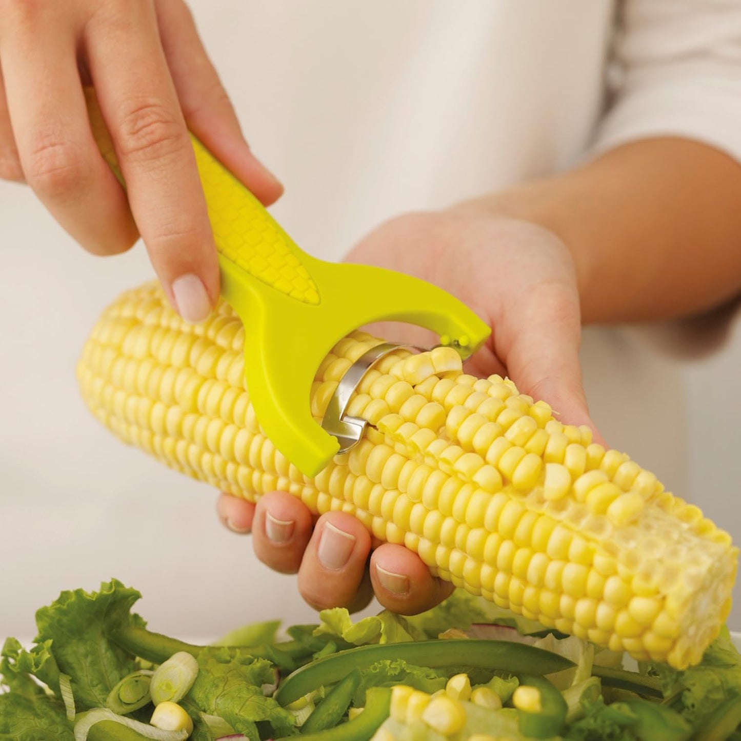 Kuhn Rikon Corn Zipper 6”, Yellow