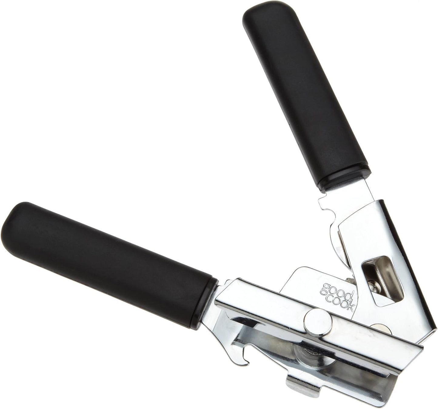 GoodCook Everyday Classic Can Opener – High Carbon Stainless Steel Heavy Duty Can Opener with Soft Grip Handles, Easy to Use Kitchen Tool, Universal for Any Sized Can
