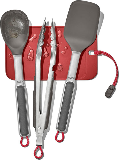 OXO Outdoor 4 -Piece Camp Stove Cooking Set