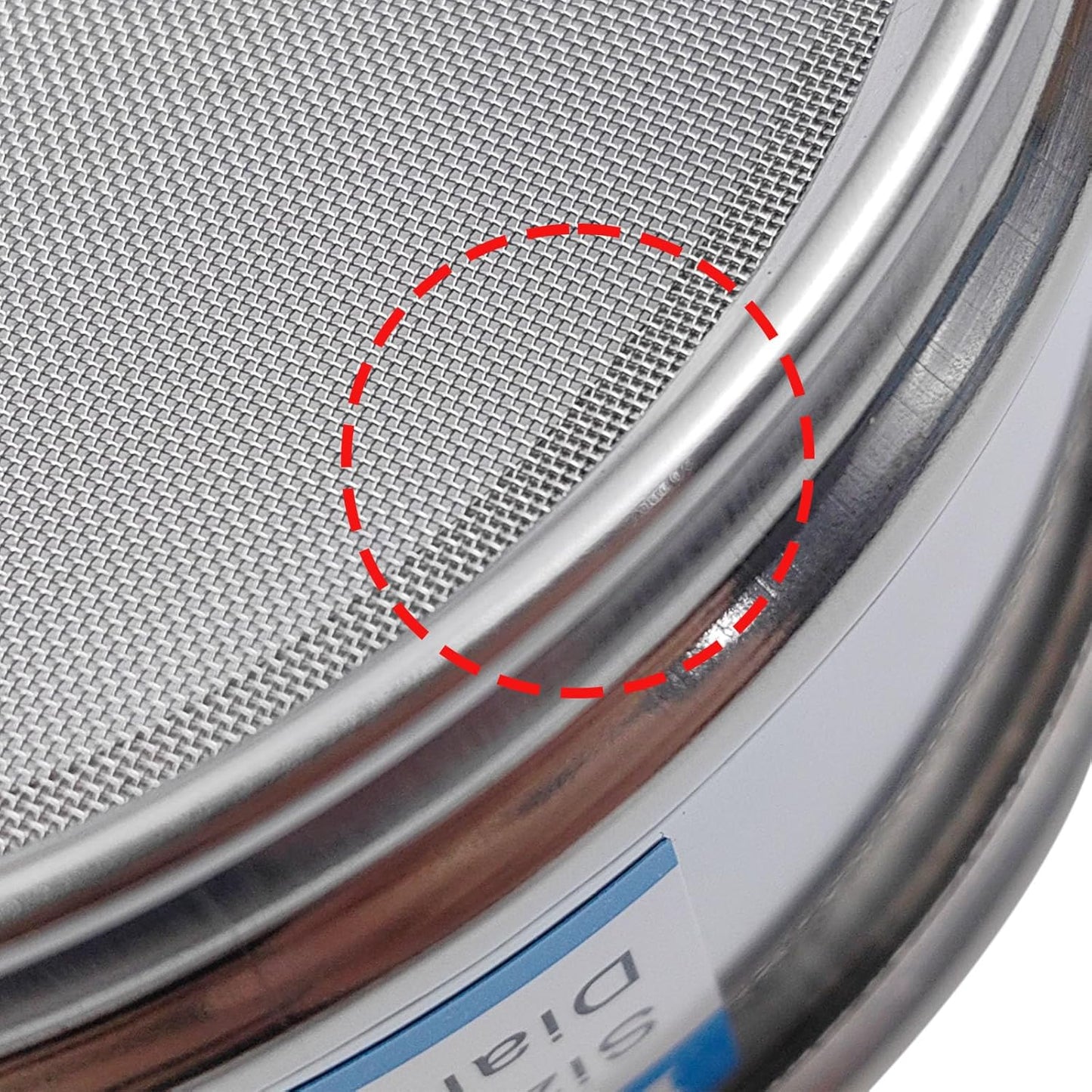 325 Mesh Lab Sieves 4" Diameter 304 Stainless Steel Wire Cloth Test Sieve for Industrial Laboratory Home