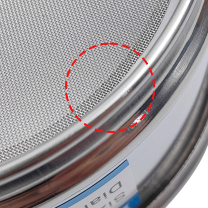 325 Mesh Lab Sieves 4" Diameter 304 Stainless Steel Wire Cloth Test Sieve for Industrial Laboratory Home