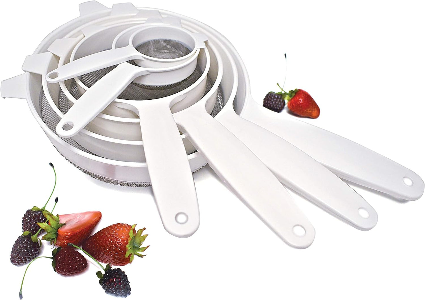Norpro 2132 Strainer, 2.5", White