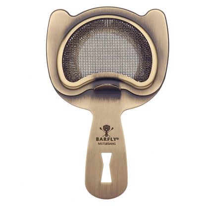 Barfly Fine Mesh Spring Strainer, Black