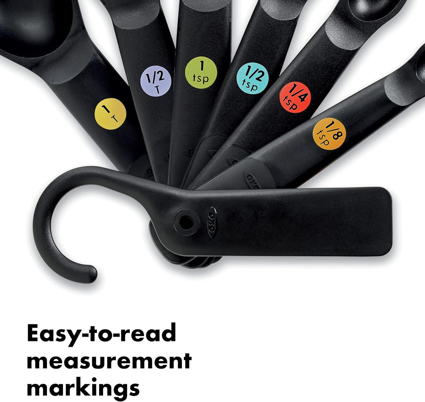 OXO Good Grips 7-Piece Plastic Measuring Spoons