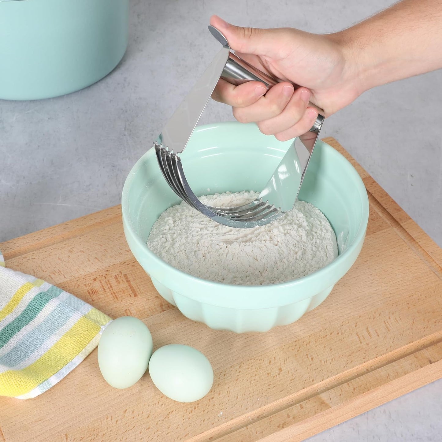 Martha Stewart Sprucedale Stainless Steel Professional Dough and Pastry Blender