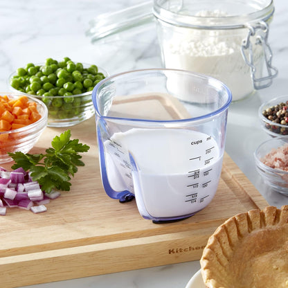 KitchenAid KQ298OSOBA Gourmet Set of 3 Measuring Jugs, Onyx