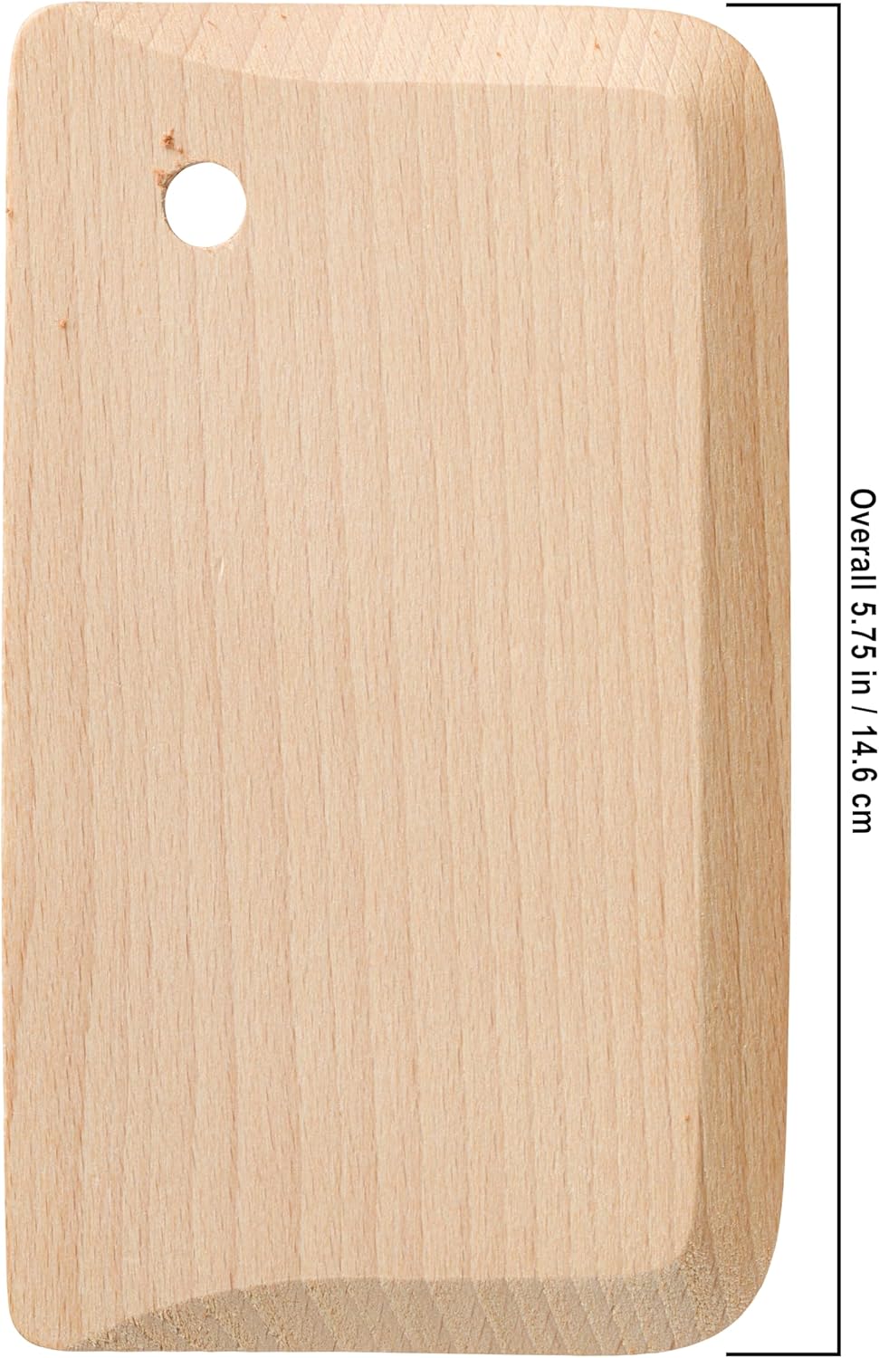 REDECKER Natural Pig Bristle Pastry Brush with Untreated Beechwood Handle for Basting, Glazing and Applying Eggwash, 7-1/4 inches - Pastry Brush for Cooking and Baking, Made in Germany