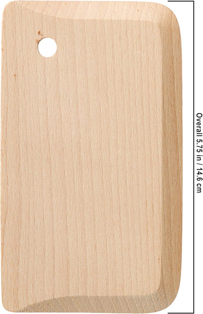 REDECKER Natural Pig Bristle Pastry Brush with Untreated Beechwood Handle for Basting, Glazing and Applying Eggwash, 7-1/4 inches - Pastry Brush for Cooking and Baking, Made in Germany