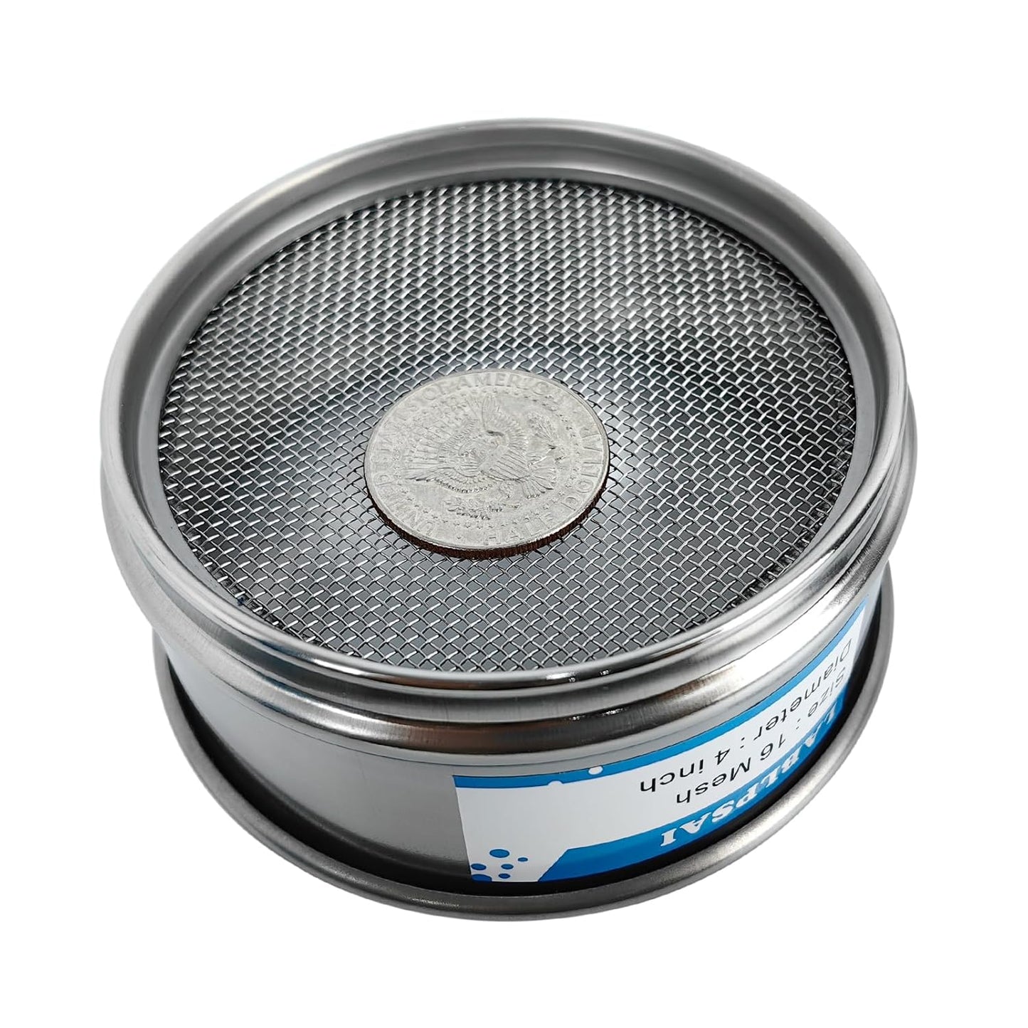 325 Mesh Lab Sieves 4" Diameter 304 Stainless Steel Wire Cloth Test Sieve for Industrial Laboratory Home