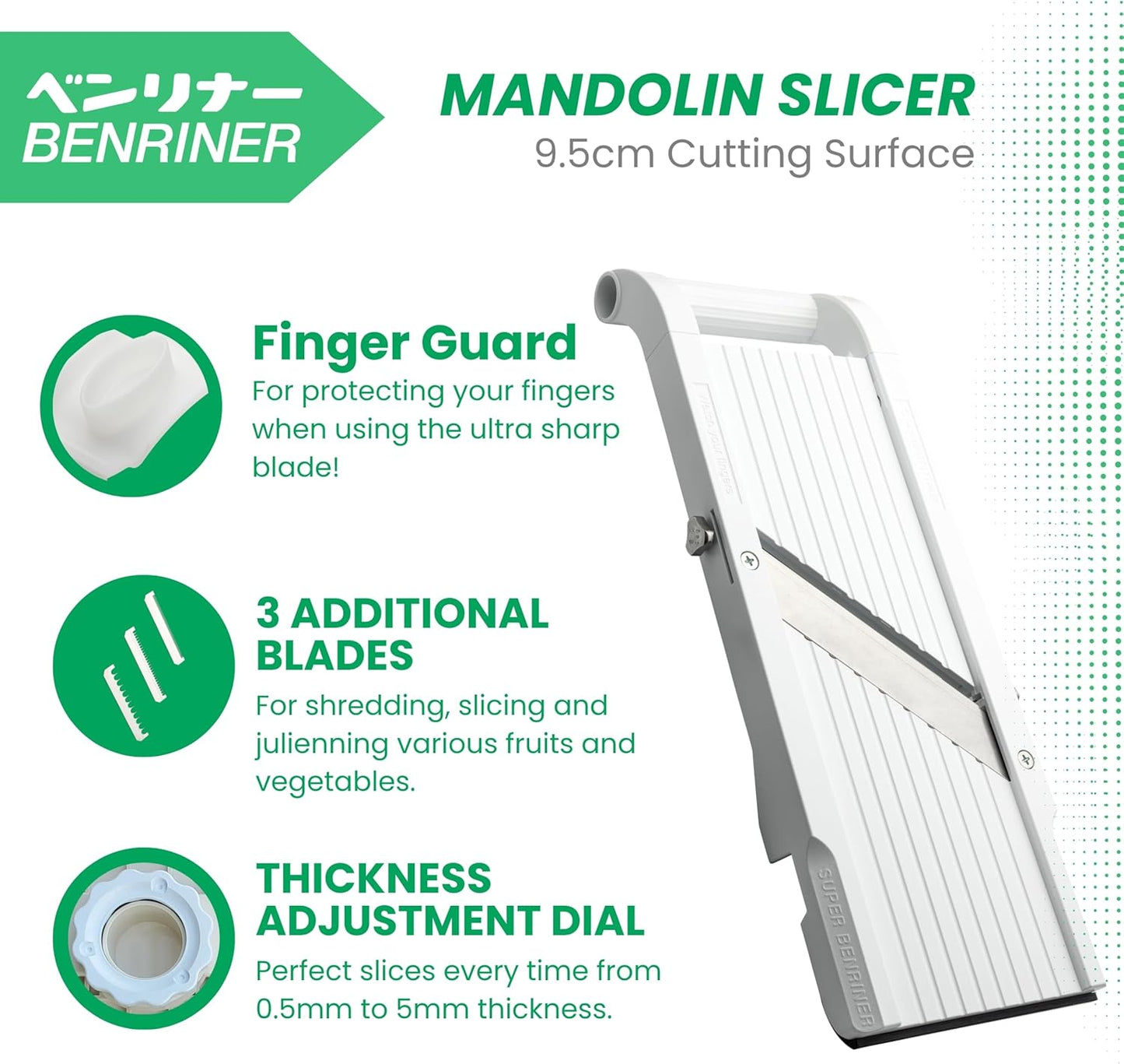 Benriner Rough Tooth Replacement Japanese Mandoline Slicer.