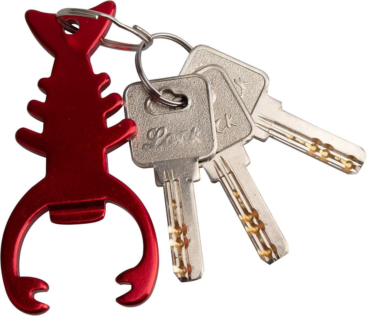 SWATOM Shark Keychain Zinc Alloy Bottle Opener Beer Opener Tool Key Tag Chain Ring Accessories