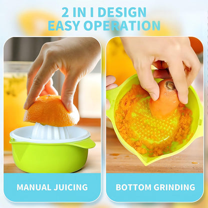 Citrus Juicer, Lemon Squeezer Orange Fruit Manual Hand Juicers with Pouring Spout, 250ml