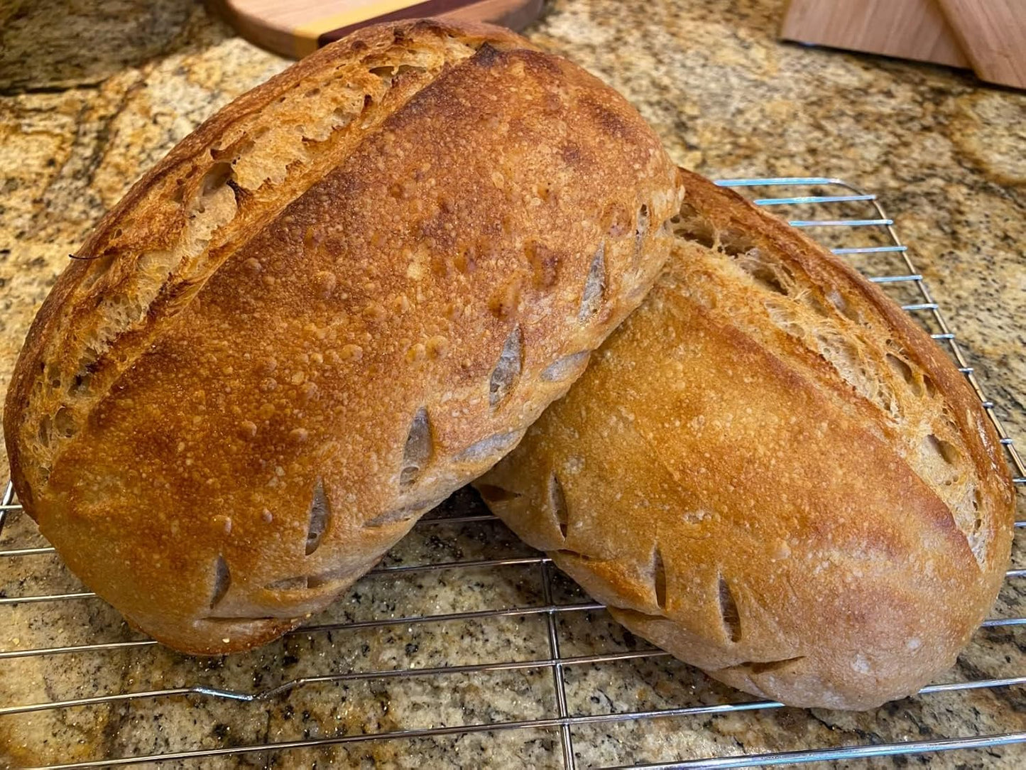 Banneton Bread Proofing Basket, Sourdough Bread Baking Supplies, Round Oval Rattan Rising Proofing Baskets Bowls Set of 2, Artisan Sourdough Bread Gifts for Home Bakers