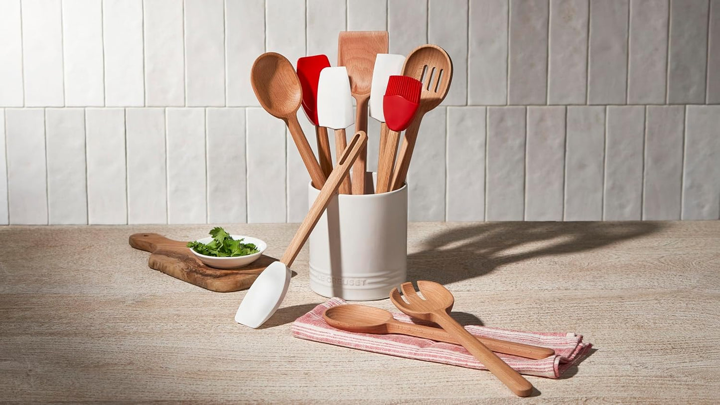 Le Creuset Signature Silicone Basting Brush, White