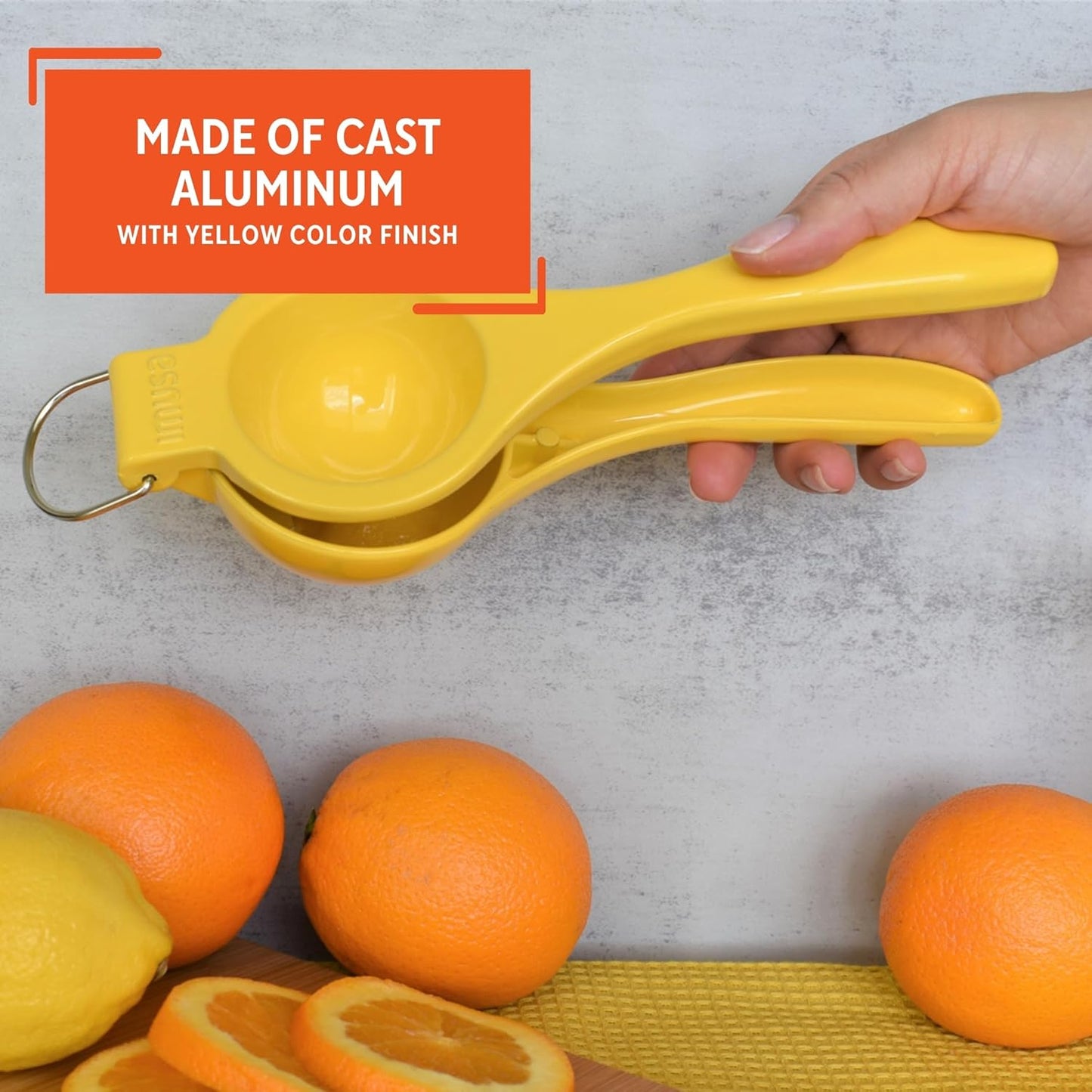 IMUSA Orange and Citrus Squeezer, Orange
