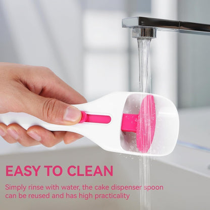 2PCS Cupcake Scoop Sliding Cupcake Batter Dispenser Scoop for Even Portions