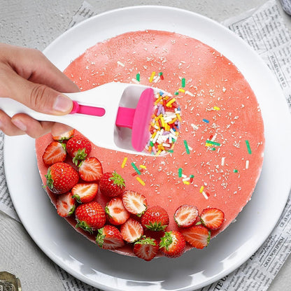 2PCS Cupcake Scoop Sliding Cupcake Batter Dispenser Scoop for Even Portions