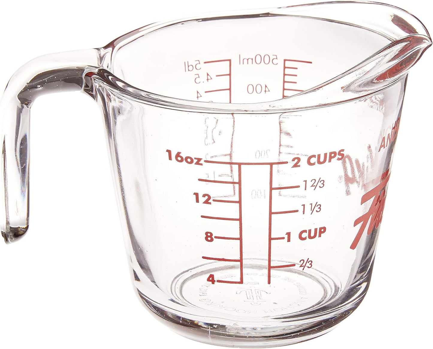 Anchor Hocking 2 Piece Glass Measuring Cup Set