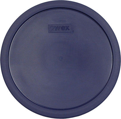 Pyrex 7403-PC 10-Cup Blue Sculpted Mixing Bowl Lid (2-Pack) - Made in USA