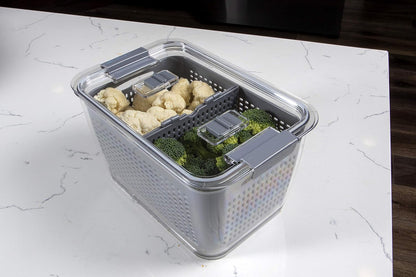 Kitchen Spaces - 1465A6-AMZ Kitchen Spaces Colander Bin, Medium, Gray