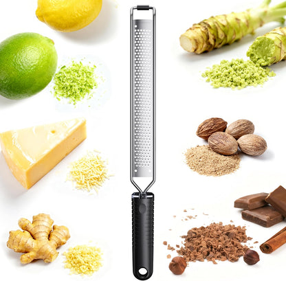 Cheese Grater with Non-Slip Handle, Lemon Zester,L15"x W1.4"