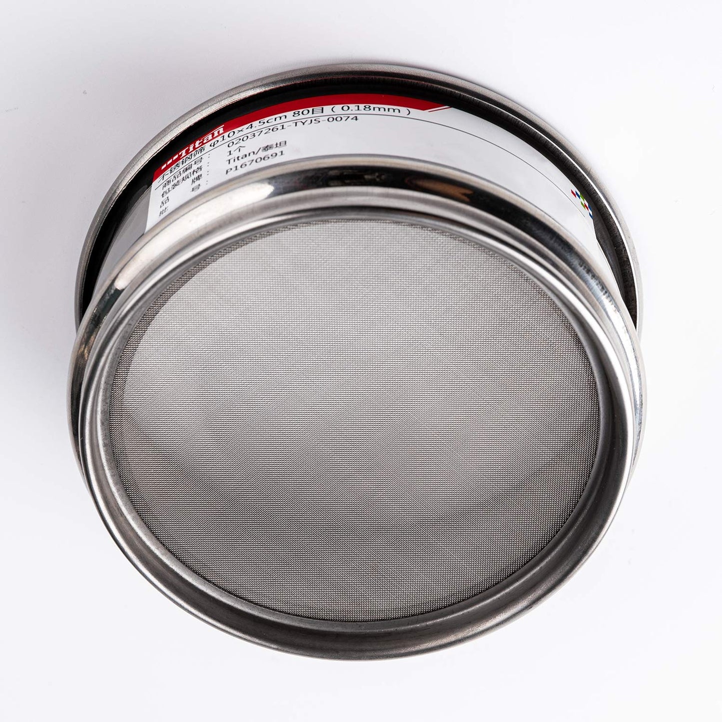 φ10×4.5cm 24 Mesh 304 Stainless Lab Sieves Economy Test Sieve 304 Stainless Steel Wire Cloth（0.8mm） - Colors B