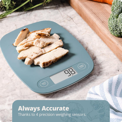 Greater Goods Food Scale – Digital Kitchen Scale, 1g Precision, Easy-Tare & Quick Conversion, Slim Compact Design, Durable & Portable | Ideal for Cooking, Baking & Meal Prep