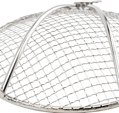 Winco Round Wire Skimmer, 9-Inch, Nickel
