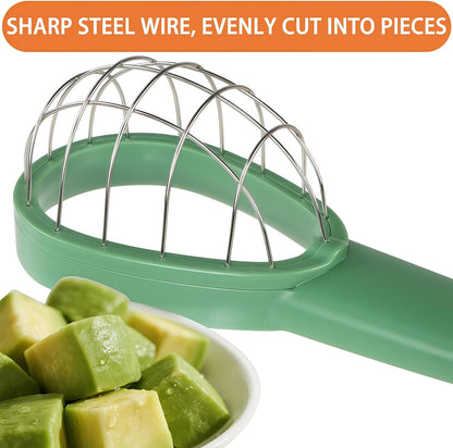 Avocado Slicer Tools 3 PCS,Avocado Slicer Tool, Cutter, Knife, Peeler, Pitter, Cuber, Dice Good for Salads, Guacamole, or Smoothie Dishwasher Safe