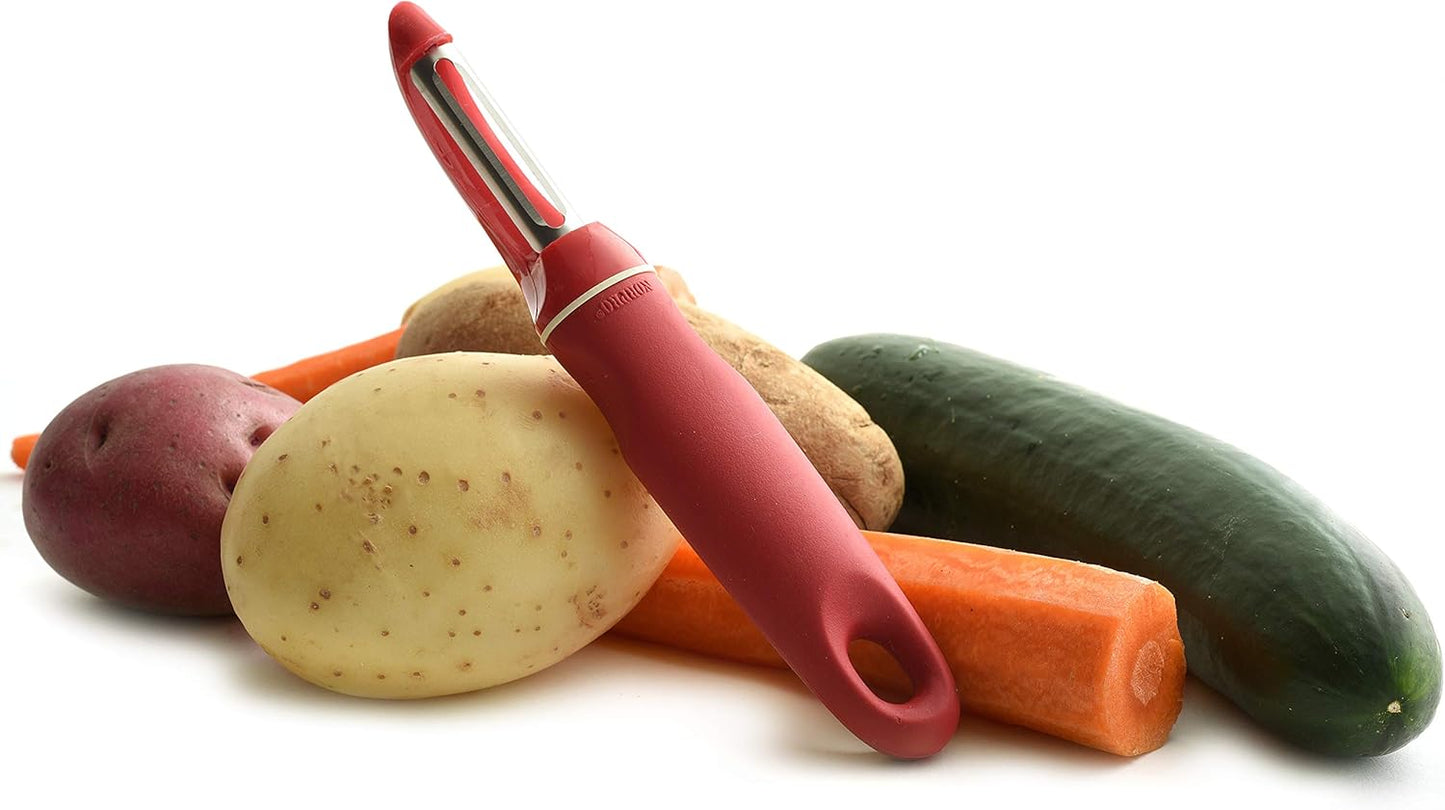 NORPRO Grip-Ez Peeler Red, 1 EA (110R)