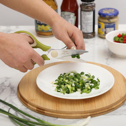 Mr. Pen- All Purpose Kitchen Shears with Protective Sheath, 8 Inch, Dishwasher Safe, Stainless Steel Food Scissors with Micro-Serrated Blades, Soft Grip Comfort Handle, Durable Utility Kitchen Shears