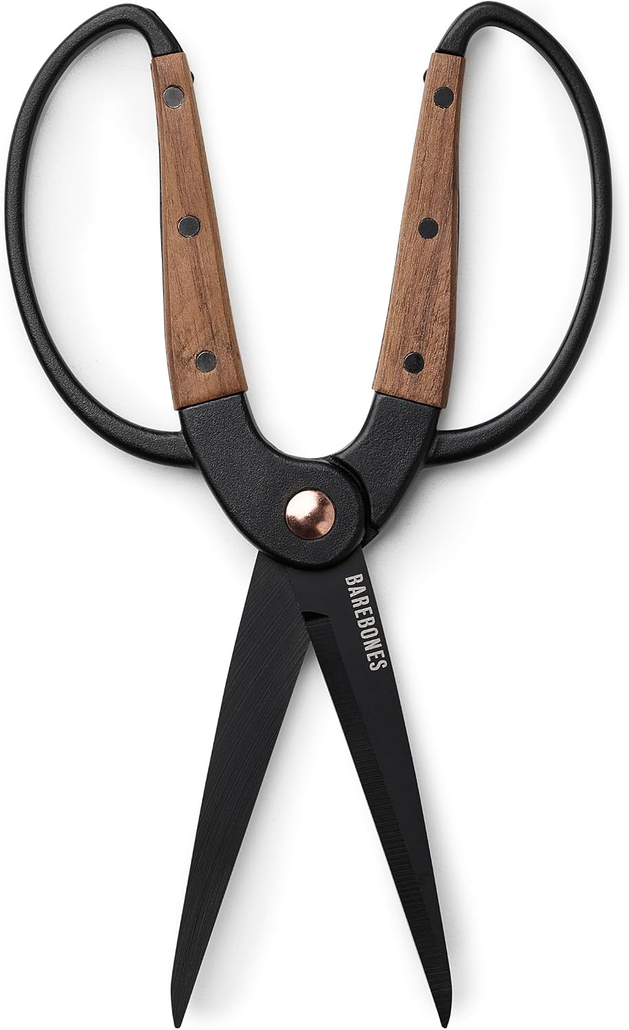 Garden Scissors - Walnut Scissors - Garden Supplies and Indoor Plant Accessories - Plant Shears with Wide Handles - Comfortable Fit Trimming Shears (Small)