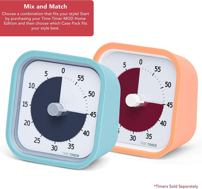 Home MOD – 60-Minute Visual Timer Home Edition, Silent Operation Study Tool for Kids Desk, Homeschool Supplies, Office & Meetings (Fern Green)