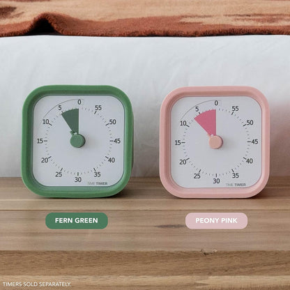 Home MOD – 60-Minute Visual Timer Home Edition, Silent Operation Study Tool for Kids Desk, Homeschool Supplies, Office & Meetings (Fern Green)
