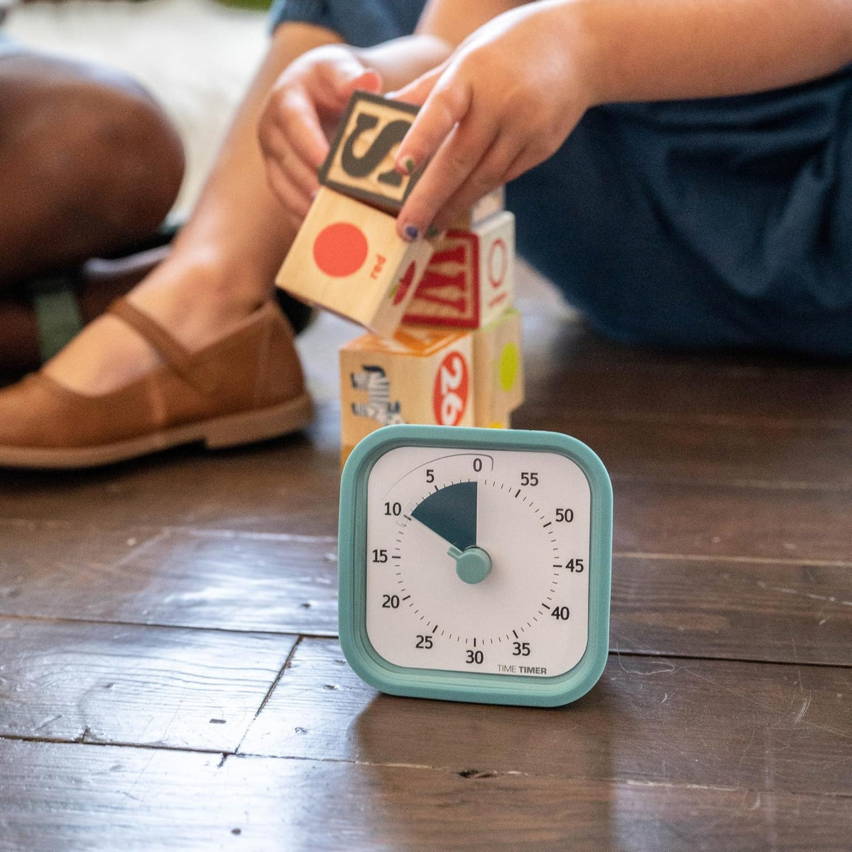 Home MOD – 60-Minute Visual Timer Home Edition, Silent Operation Study Tool for Kids Desk, Homeschool Supplies, Office & Meetings (Fern Green)
