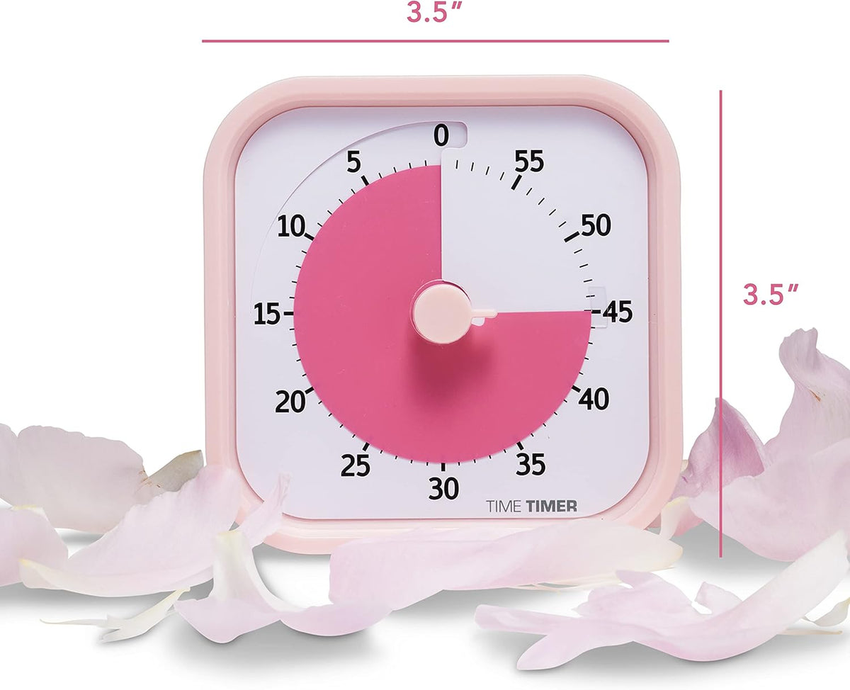 Home MOD – 60-Minute Visual Timer Home Edition, Silent Operation Study Tool for Kids Desk, Homeschool Supplies, Office & Meetings (Fern Green)