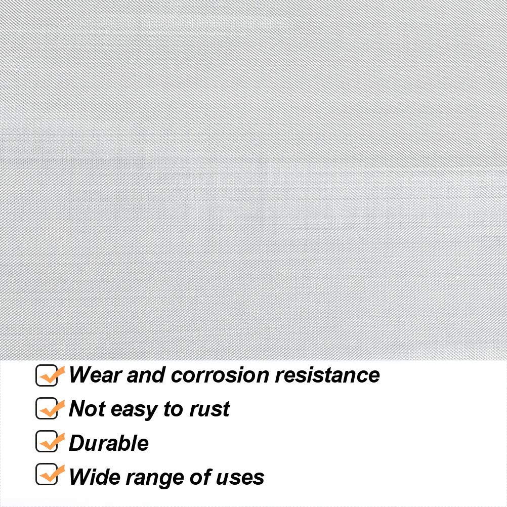 304 Stainless Steel Woven Wire 80 Mesh - 12"X 40" Filter Screen Sheet Filtration Cloth
