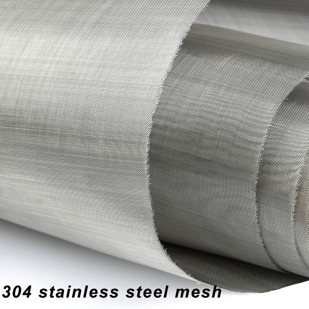 304 Stainless Steel Woven Wire 80 Mesh - 12"X 40" Filter Screen Sheet Filtration Cloth