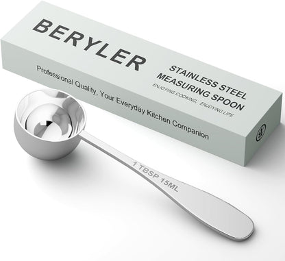 2PCS 1/2TBSP(7.5ML) Measuring Spoon, 18/8(304) Stainless Steel Tablespoon