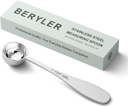 2PCS 1/2TBSP(7.5ML) Measuring Spoon, 18/8(304) Stainless Steel Tablespoon